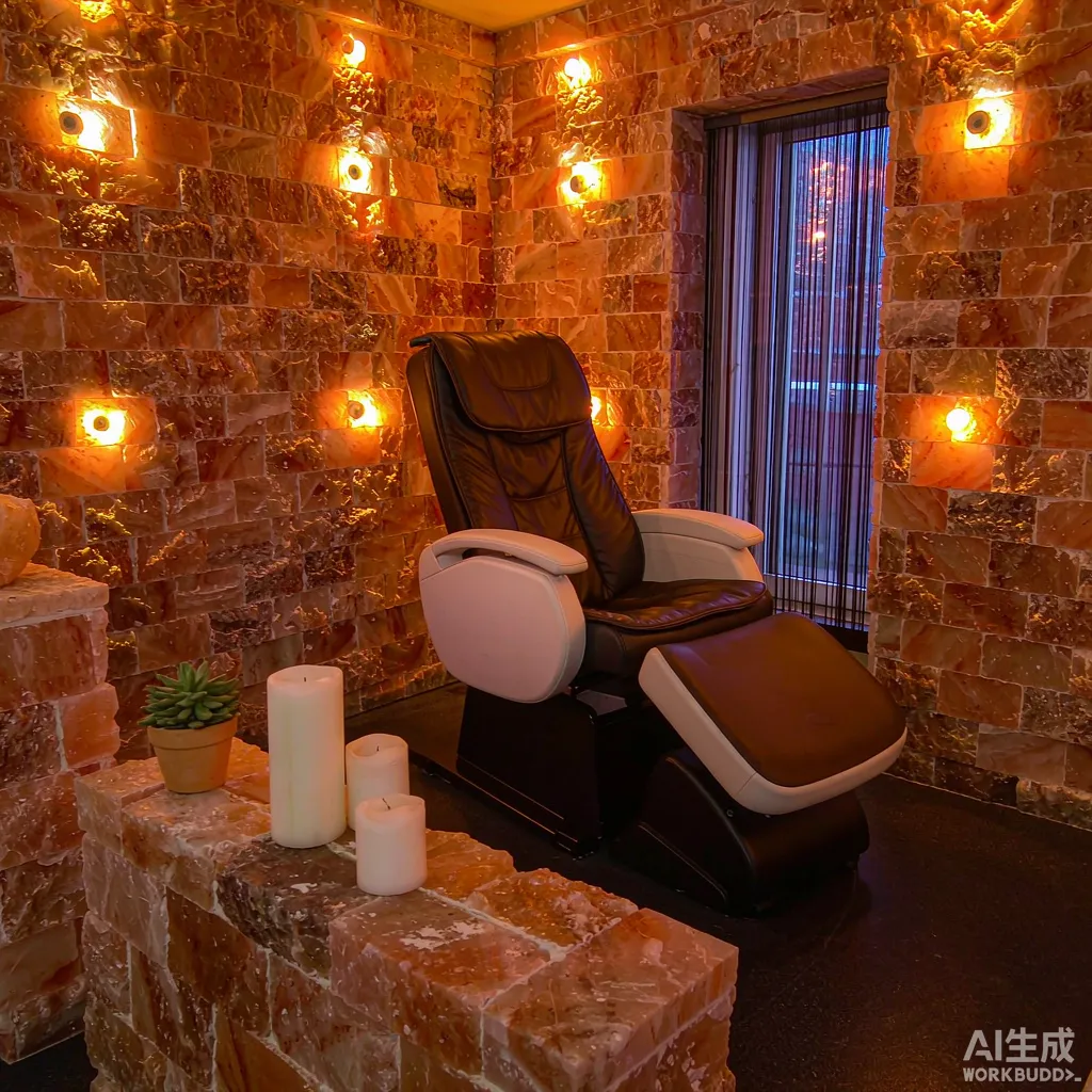 Himalayan pink salt room
